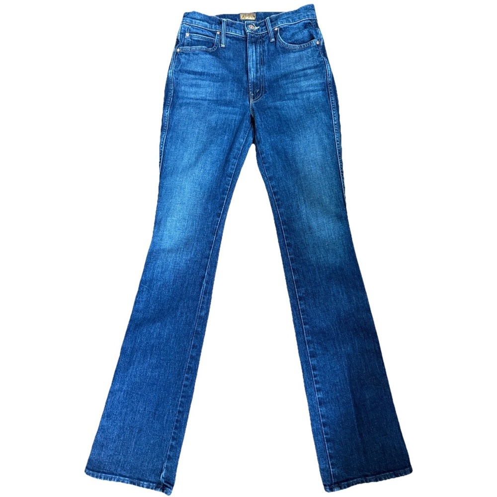 MOTHER JEANS THE MID RISE SMOKIN DOUBLE HEEL DENIM WOMEN'S SIZE 26